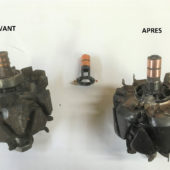 Remplacement bague collectrice sur rotor
